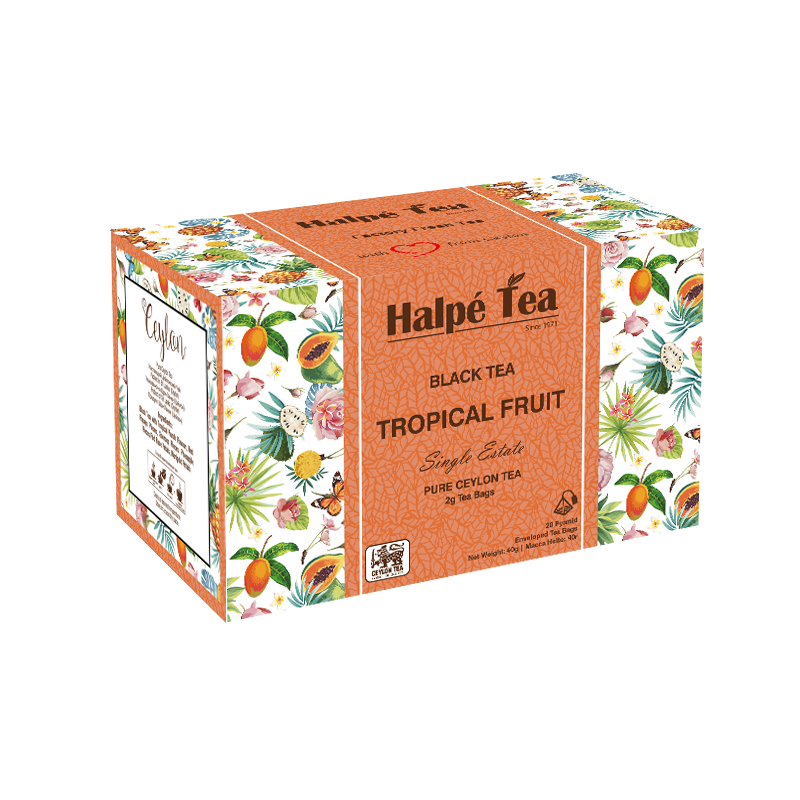 Luxury Tropical Fruit 20 Pyramid Envelop Tea Bags